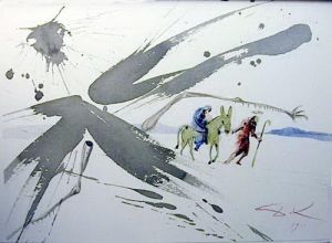 萨尔瓦多·达利的当代艺术作品《埃及伊蚊》