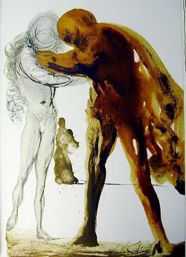 萨尔瓦多·达利 当代各类绘画作品 -  《奇异花》