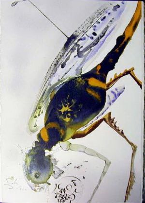 萨尔瓦多·达利的当代艺术作品《蝗虫》