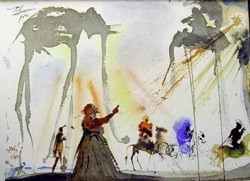 萨尔瓦多·达利 当代各类绘画作品 -  《萨巴岛世界》