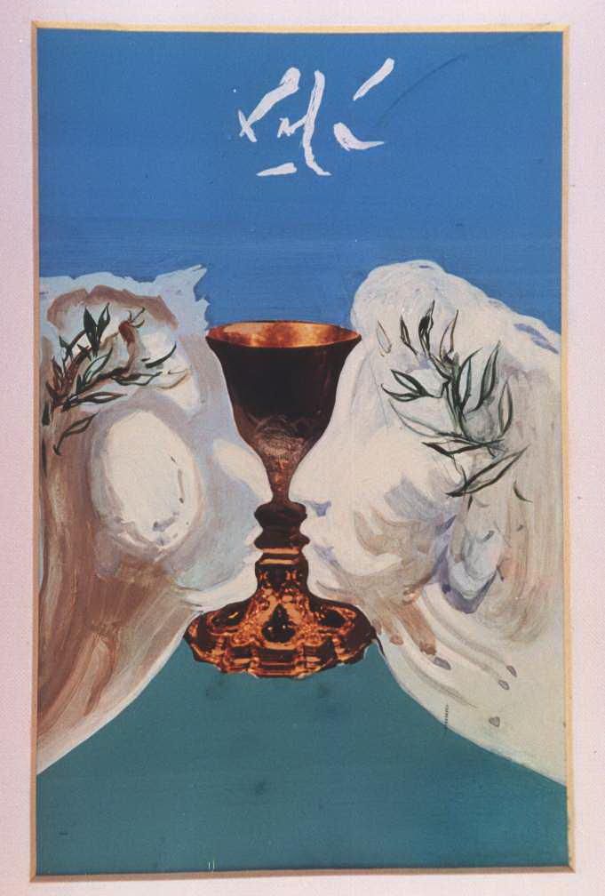 萨尔瓦多·达利 当代各类绘画作品 -  《金圣杯》