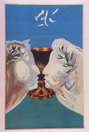 萨尔瓦多·达利的当代艺术作品《金圣杯》