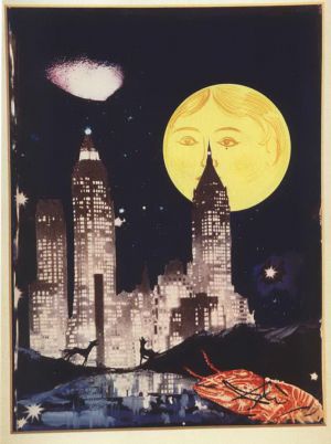 萨尔瓦多·达利的当代艺术作品《月亮》