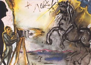 萨尔瓦多·达利的当代艺术作品《致梅里》