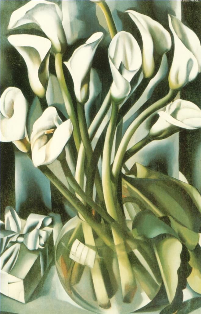塔玛拉·德·兰陂卡 当代油画作品 -  《马蹄莲,1941》