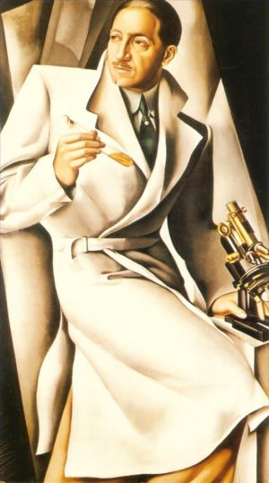 塔玛拉·德·兰陂卡的当代艺术作品《布卡德博士的肖像,1929》