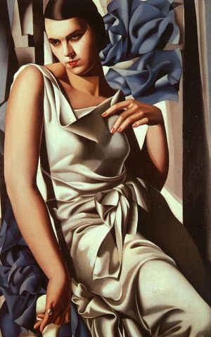 塔玛拉·德·兰陂卡的当代艺术作品《M夫人肖像,1930》
