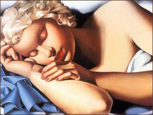 当代油画 - 《熟睡的女人,1935》