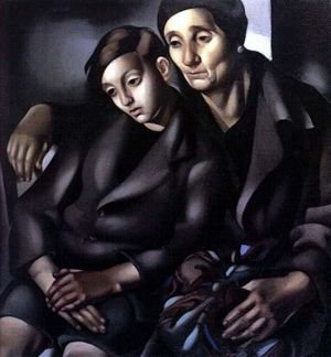 塔玛拉·德·兰陂卡的当代艺术作品《难民,1937》