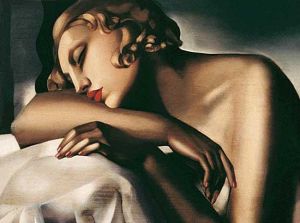 塔玛拉·德·兰陂卡的当代艺术作品《沉睡者,1932》