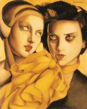 塔玛拉·德·兰陂卡的当代艺术作品《少妇,1927》