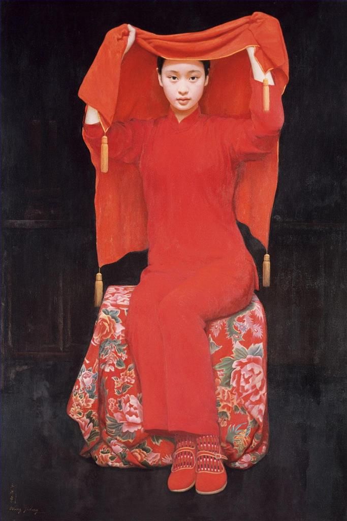 王沂东 当代油画作品 -  《新娘,2005》