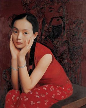王沂东的当代艺术作品《春天里的姑娘》