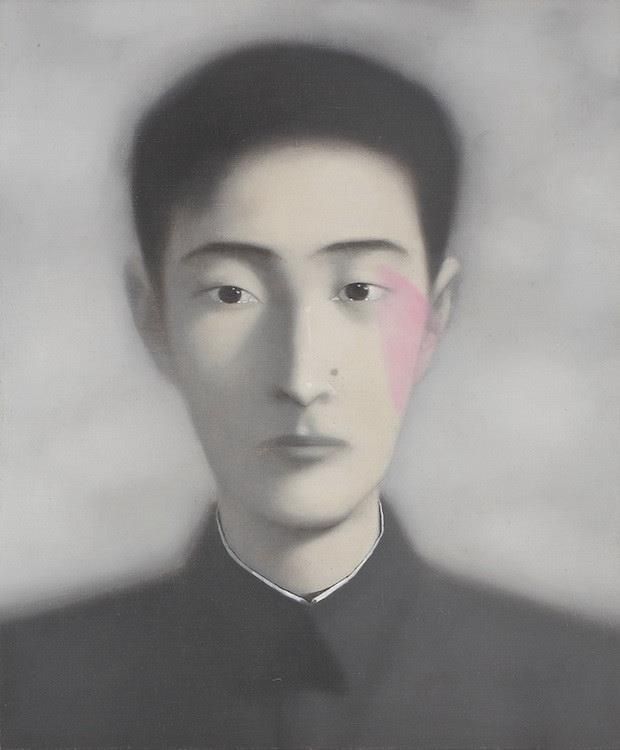 张晓刚 当代油画作品 -  《血缘,1998》