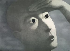 张晓刚的当代艺术作品《男孩,2005》