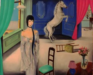 程惠莉的当代艺术作品《静如花2》
