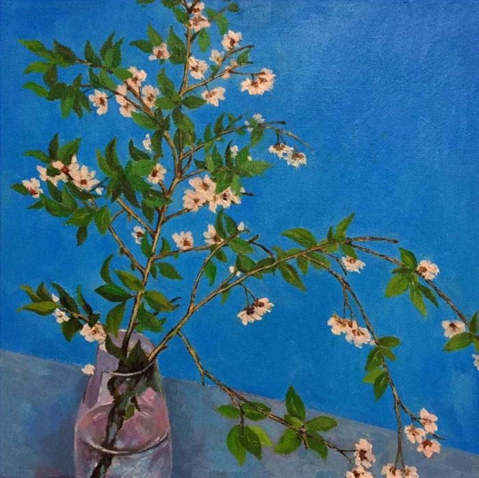 程惠莉 当代油画作品 -  《那些花》