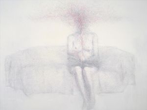 陈坤的当代艺术作品《睡着》
