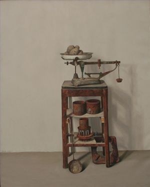 陈玲洁的当代艺术作品《马铃薯和静物》