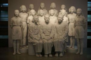 陈妍音的当代艺术作品《1949年,新中国少先队员》