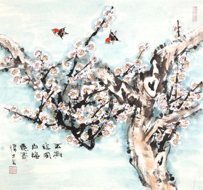 陈志宏 当代书法国画作品 -  《中国花鸟画7》