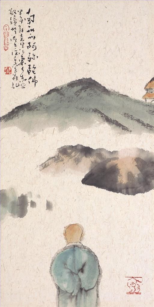 吴林田 当代书法国画作品 -  《佛陀的智慧》
