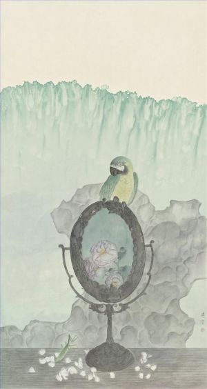 邓远清的当代艺术作品《镜中场景》