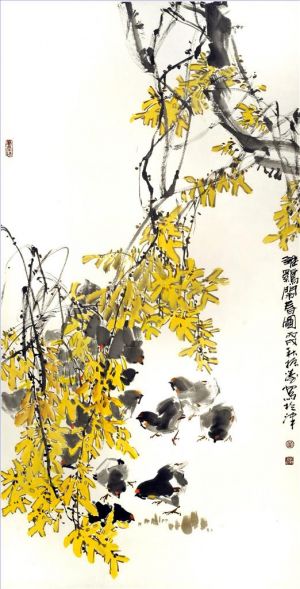 董振涛的当代艺术作品《春天的鸡》