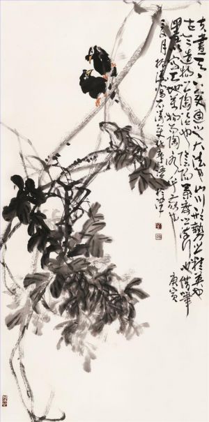 董振涛的当代艺术作品《中国传统花鸟画》