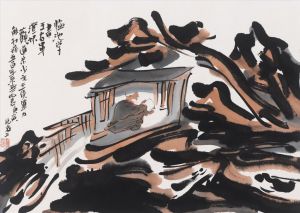杜老三的当代艺术作品《学习在临池》