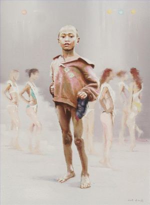 段玉海的当代艺术作品《留守儿童的时光场景》