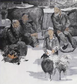 范敬伟的当代艺术作品《中国西北风俗》