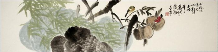 范铁星 当代书法国画作品 -  《中国花鸟画10》