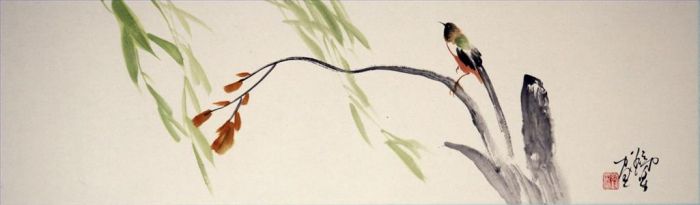 范铁星 当代书法国画作品 -  《中国花鸟画13》