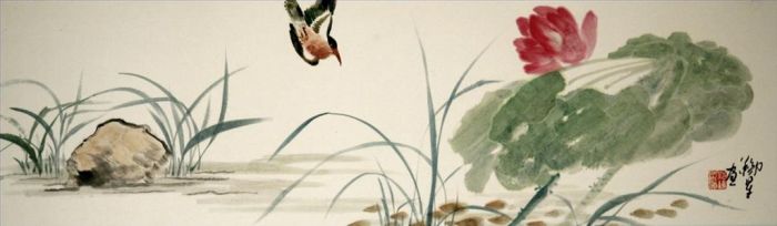 范铁星 当代书法国画作品 -  《中国花鸟画14》