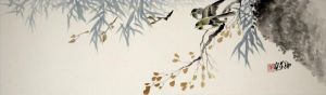 范铁星的当代艺术作品《中国花鸟画15》