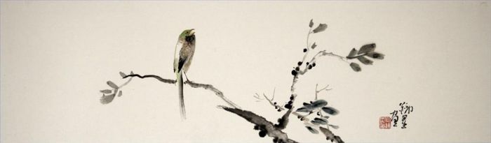 范铁星 当代书法国画作品 -  《中国花鸟画16》
