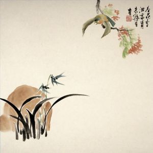范铁星的当代艺术作品《中国花鸟画18》