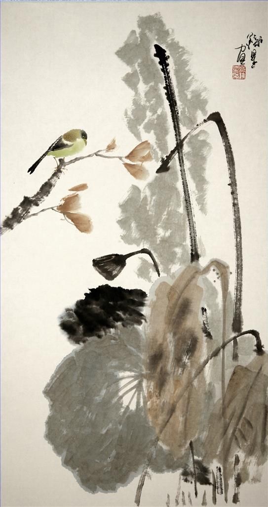 范铁星 当代书法国画作品 -  《中国花鸟画19》