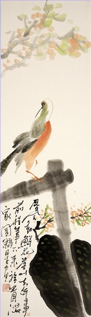 范铁星 当代书法国画作品 -  《中国花鸟画2》
