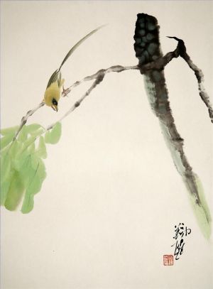 范铁星的当代艺术作品《中国花鸟画3》