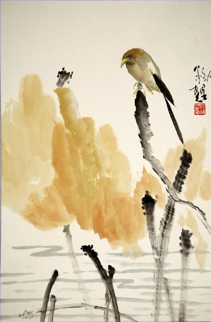 范铁星 当代书法国画作品 -  《中国花鸟画8》