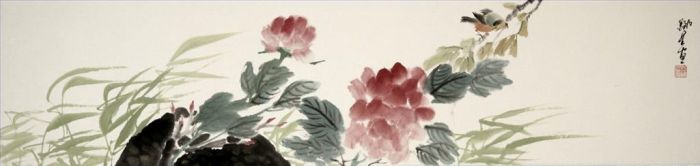 范铁星 当代书法国画作品 -  《中国花鸟画9》