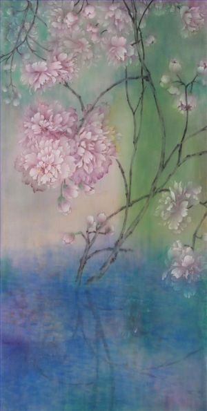 傅春梅的当代艺术作品《水中花》