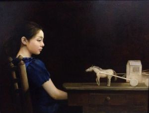 高桂子的当代艺术作品《我的梦想系列9,等待白马》