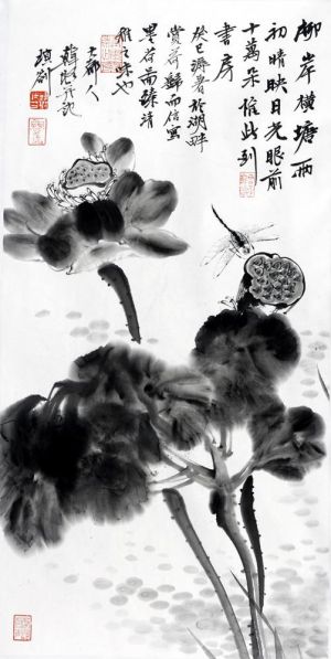 韩璐的当代艺术作品《中国传统花鸟画》
