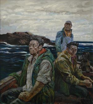 韩培生的当代艺术作品《过河》