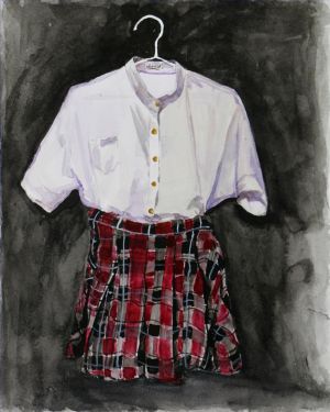 当代绘画 - 《珊珊的衣服》