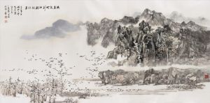 胡科丰的当代艺术作品《天鹅雁什么时候到达》
