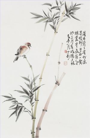胡小刚的当代艺术作品《中国花鸟画12》